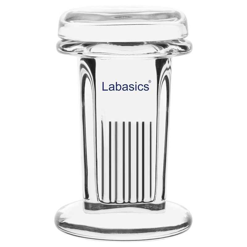 Labasics Glass TLC Developing Tank, Round, Lab Equipment for Thin Layer Chromatography, Corrosion Resistance - Image 1